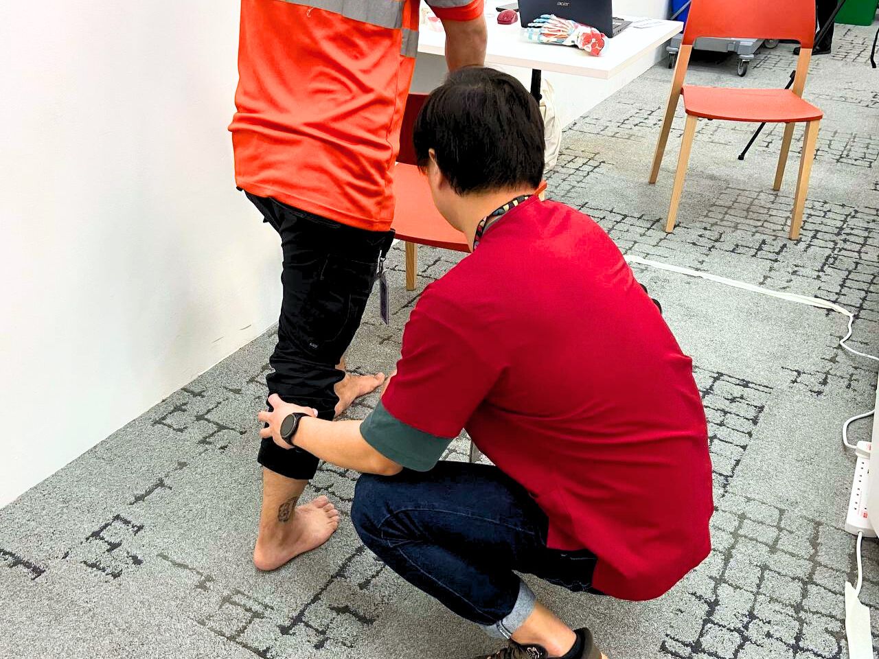 Podiatry Consultation at Workplace